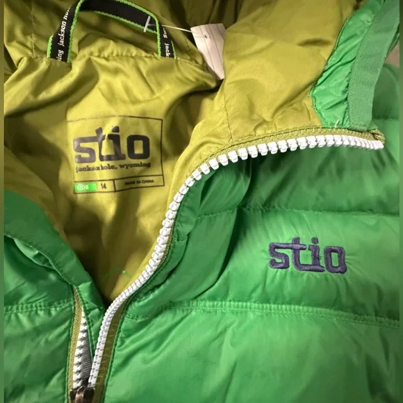 Stio Vibrant Green Puffer Jacket